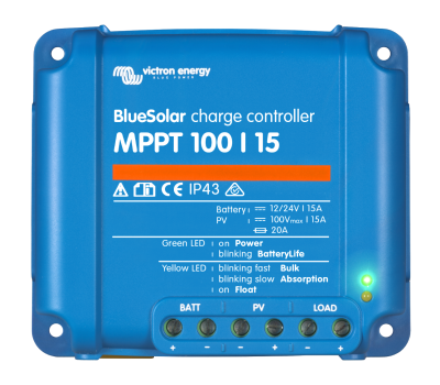 Victron BlueSolar MPPT 100/15 (12/24V-15A) SCC010015200R